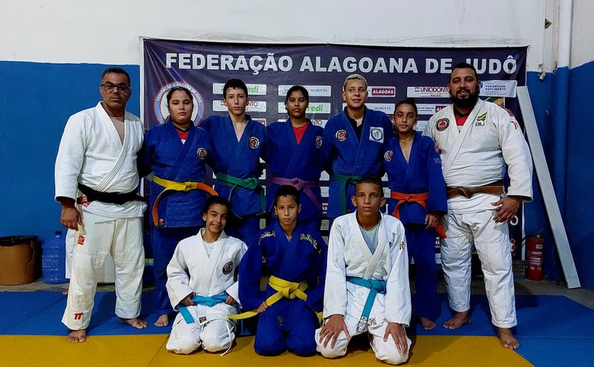 Atletas AFPA integram Seleção Alagoana no Campeonato Brasileiro de Judô em Curitiba