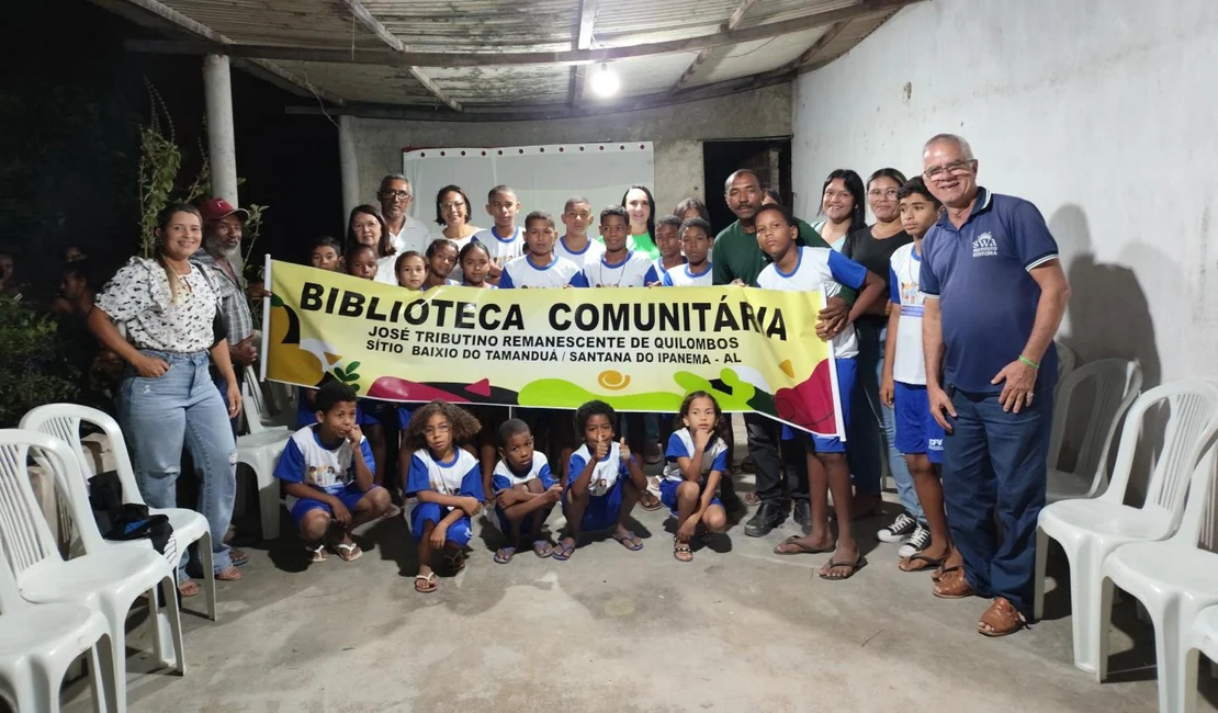 Comunidade quilombola em Santana do Ipanema ganha Biblioteca Comunitária