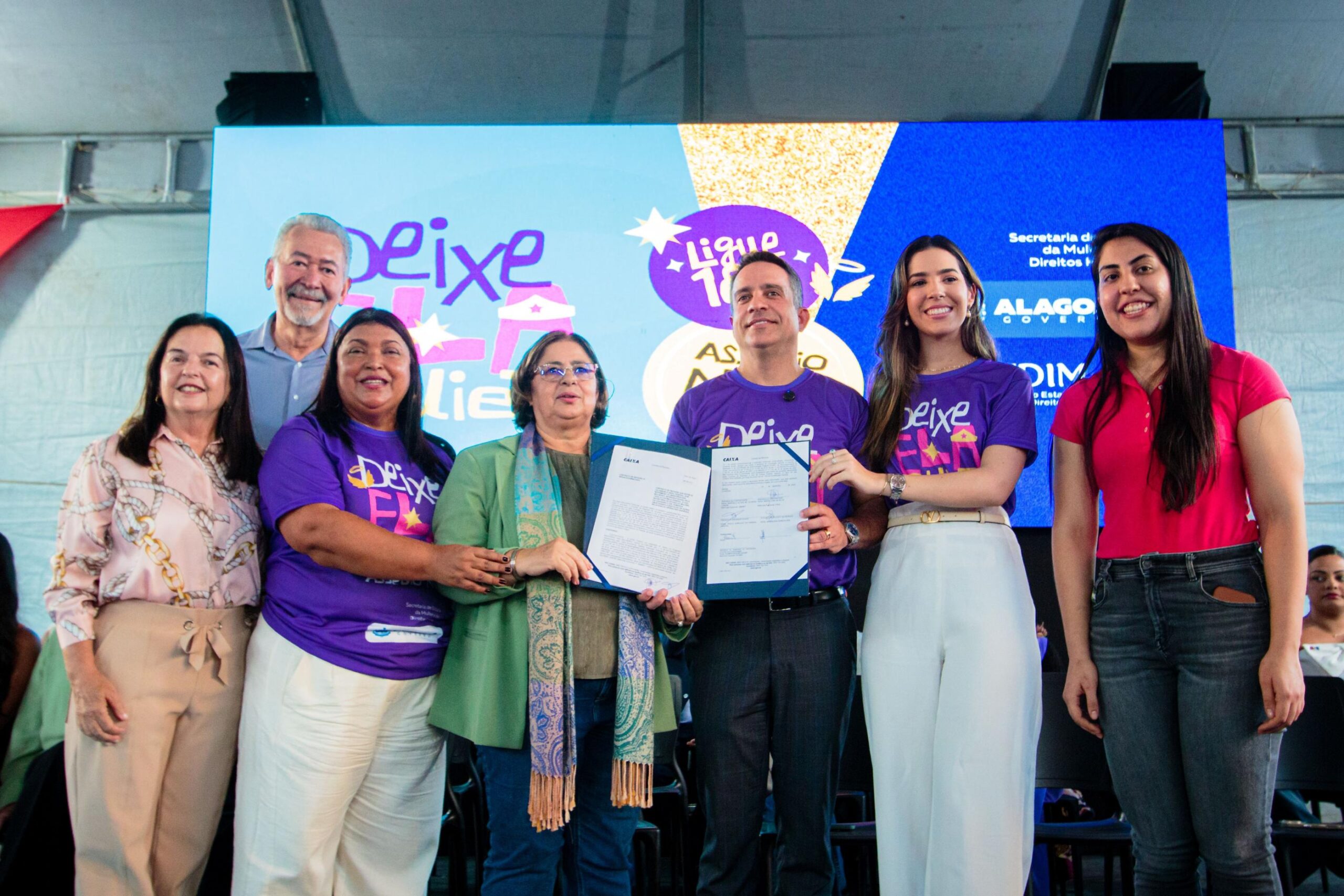 Ao lado da ministra Cida Gonçalves, Paulo Dantas amplia rede de proteção às mulheres em Alagoas