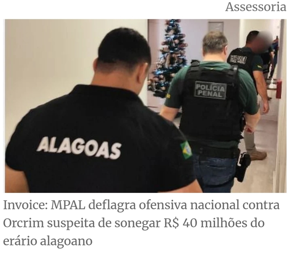 MPAL deflagra operação nacional contra suposta organização criminosa que teria sonegado mais de R$ 40 milhões
