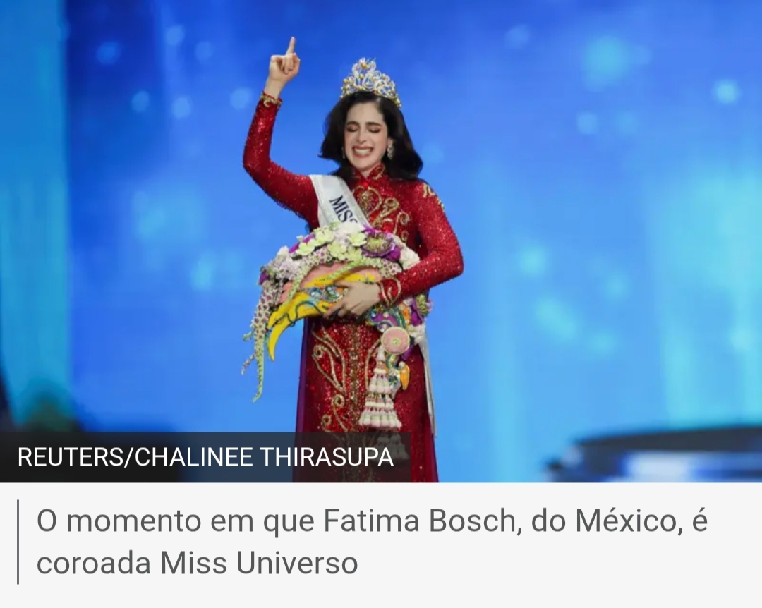 Mexicana Fátima Bosch é coroada Miss Universo após polêmica com organizador