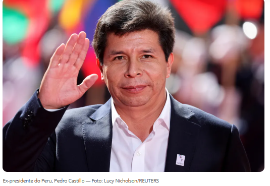 Pedro Castillo, ex-presidente do Peru, é condenado a 11 anos de prisão por tentativa de golpe