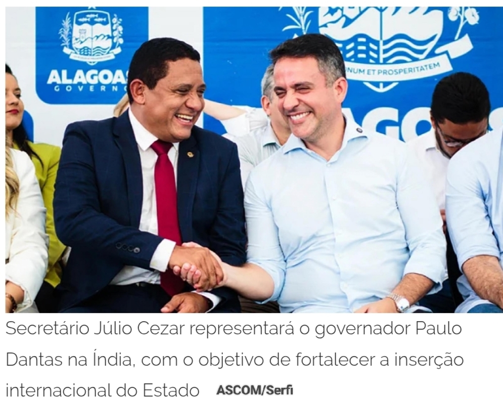 Júlio Cezar integra comitiva de Lula à Índia