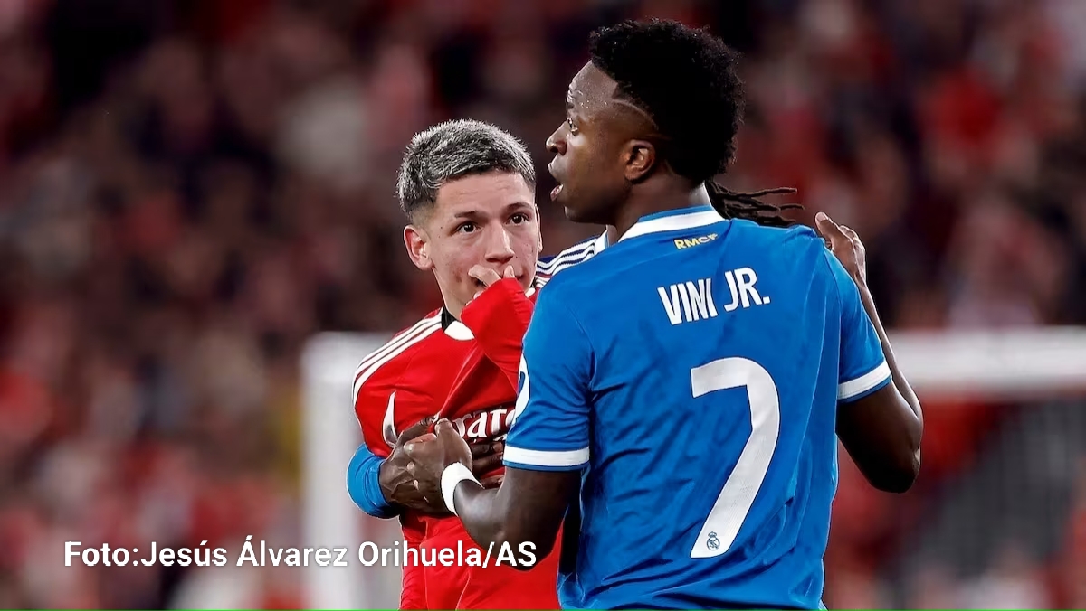 UEFA suspende Prestianni após acusação de racismo contra Vinícius Júnior