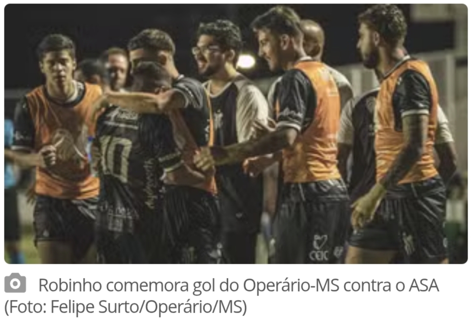 ASA reage, pressiona, mas é superado pelo Operário-MS e se despede da Copa do Brasil