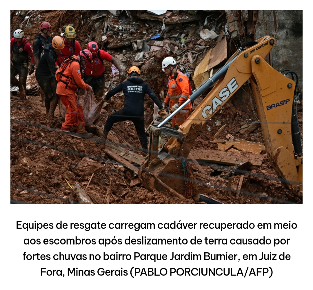 Chuvas na Zona da Mata deixam 64 mortos e cinco desaparecidos em Minas Gerais