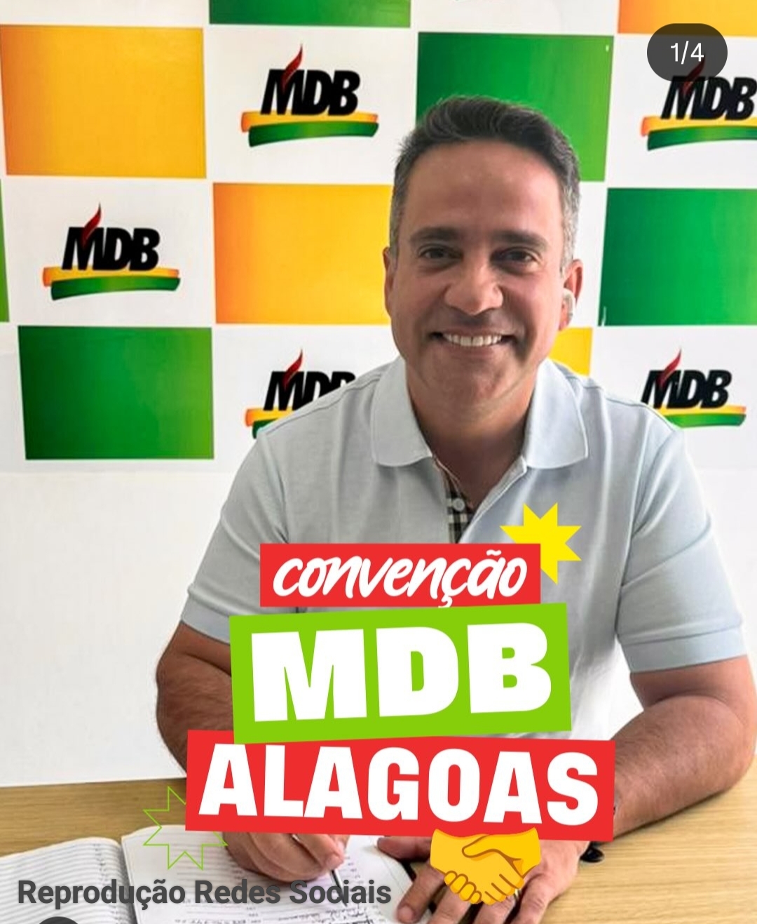 Paulo Dantas aposta na reeleição de Lula em 2026  e no protagonismo do MDB em Alagoas