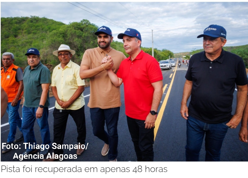 Após chuvas históricas, governo anuncia R$ 15 milhões para reconstrução de Piranhas e libera AL-225 em 48 horas